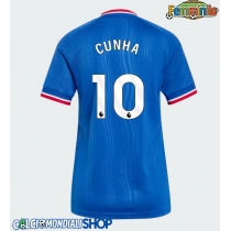 Maglie da calcio Manchester United Matheus Cunha #10 Seconda Maglia Femminile 2026-27 Manica Corta